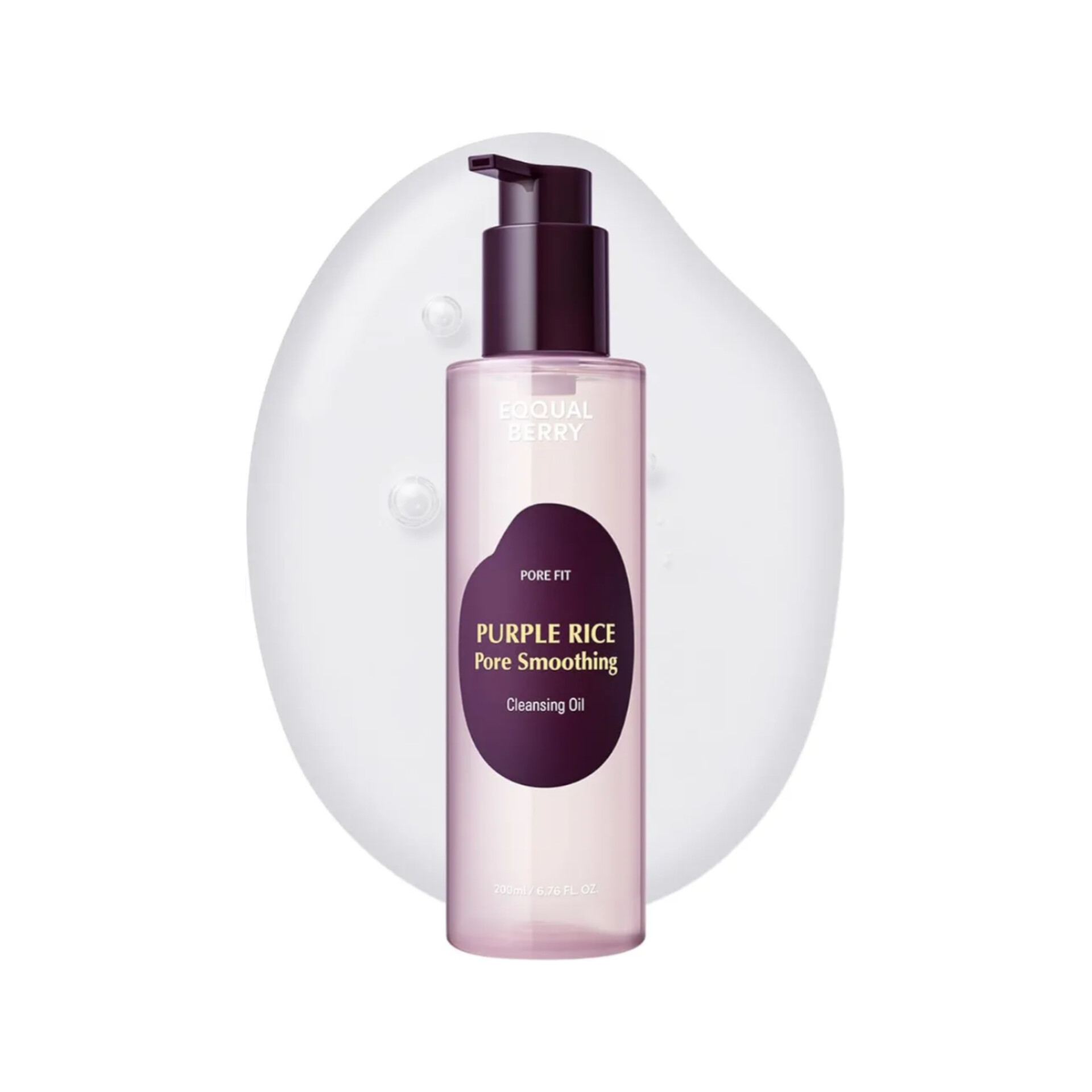 Eqqualberry Purple Rice Pore Smoothing Cleansing Oil 200 ml